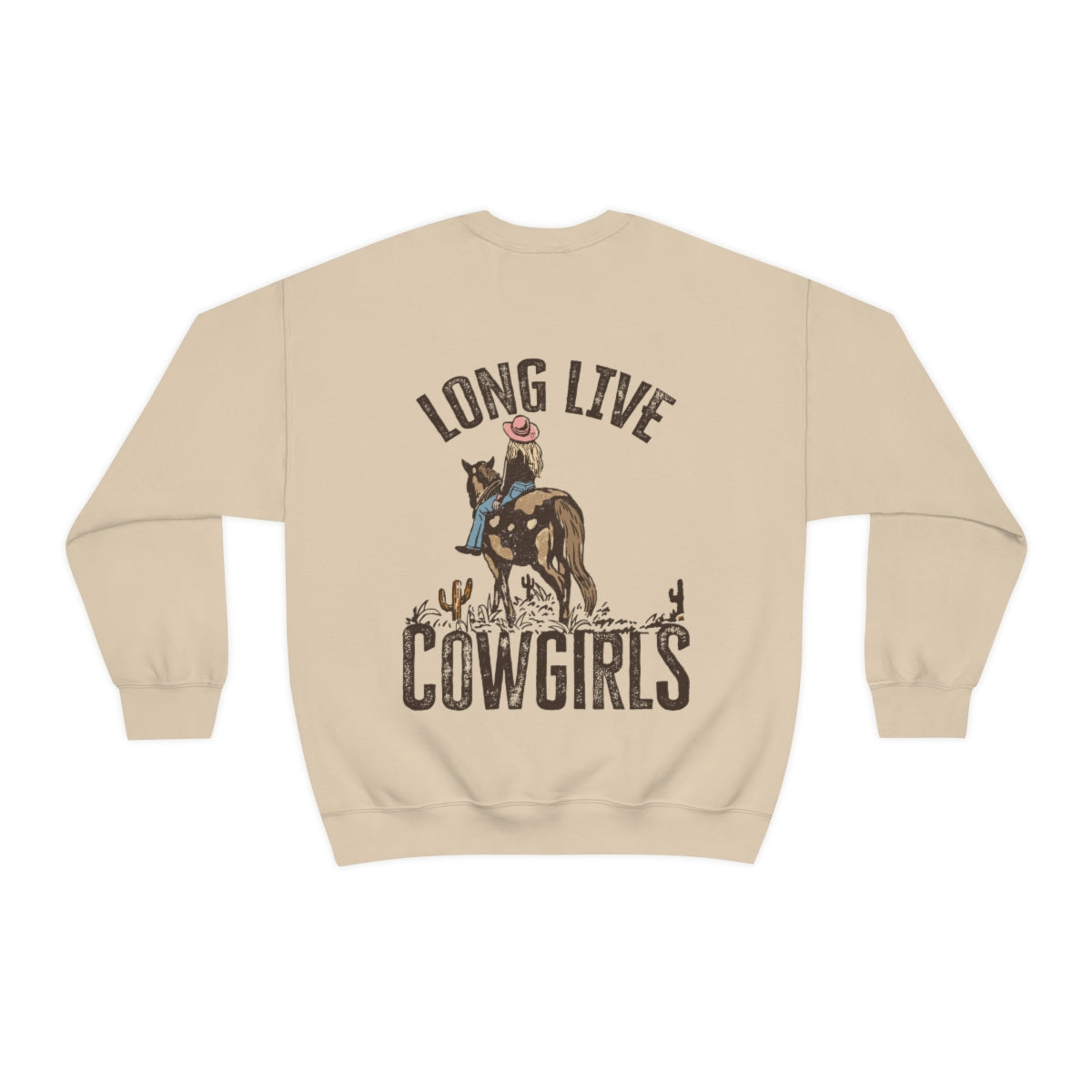 CJ Long Live Cowgirls Heavy Blend™ Crewneck Sweatshirt