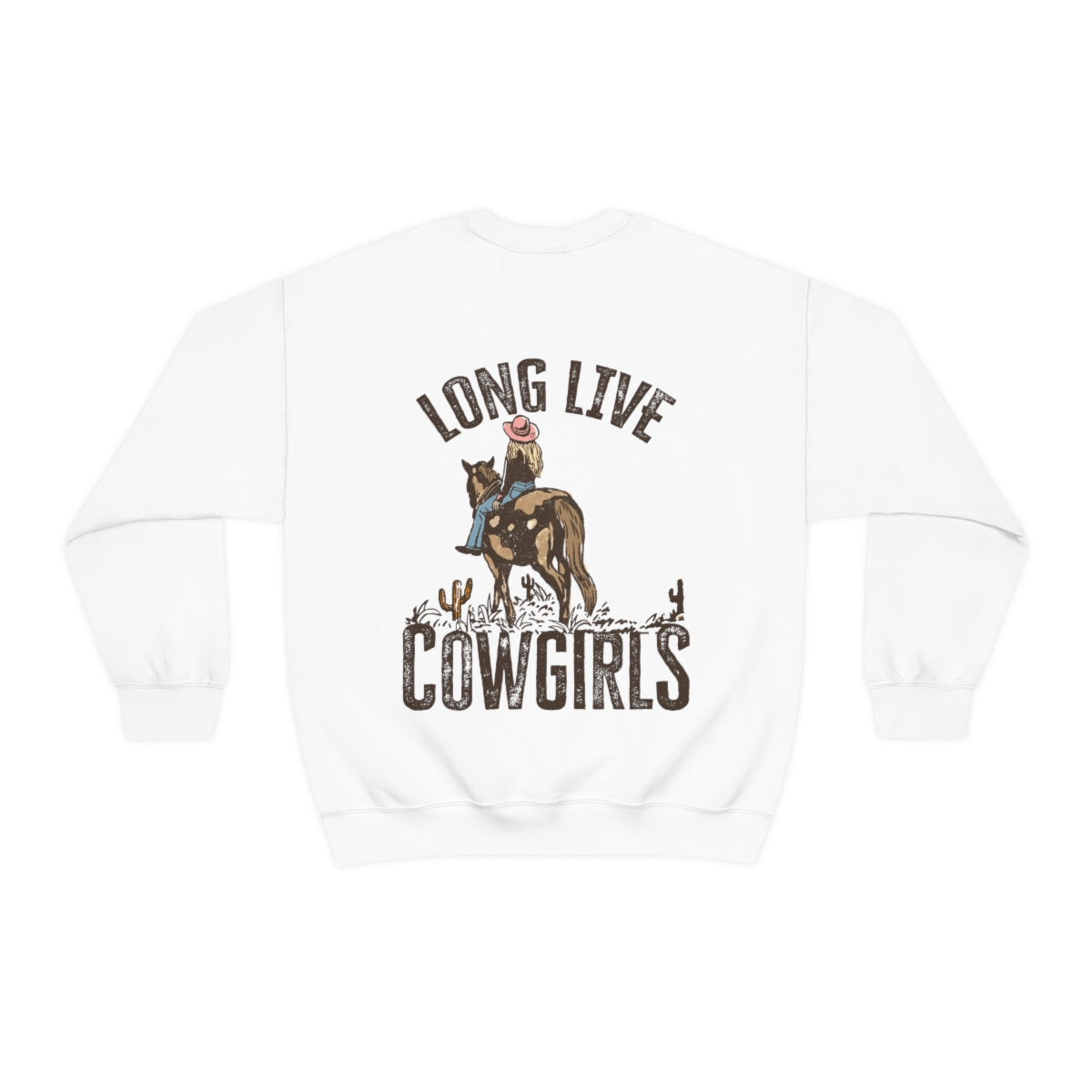 CJ Long Live Cowgirls Heavy Blend™ Crewneck Sweatshirt