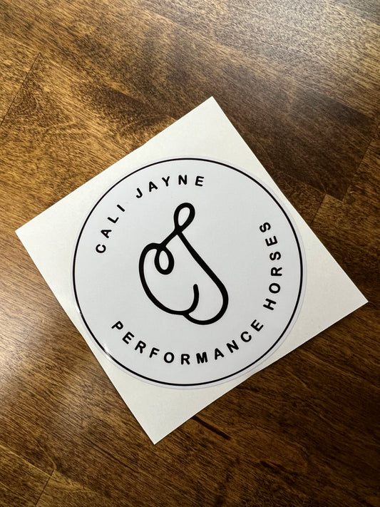 Cali Jayne Performance Horses Vinyl Stickers