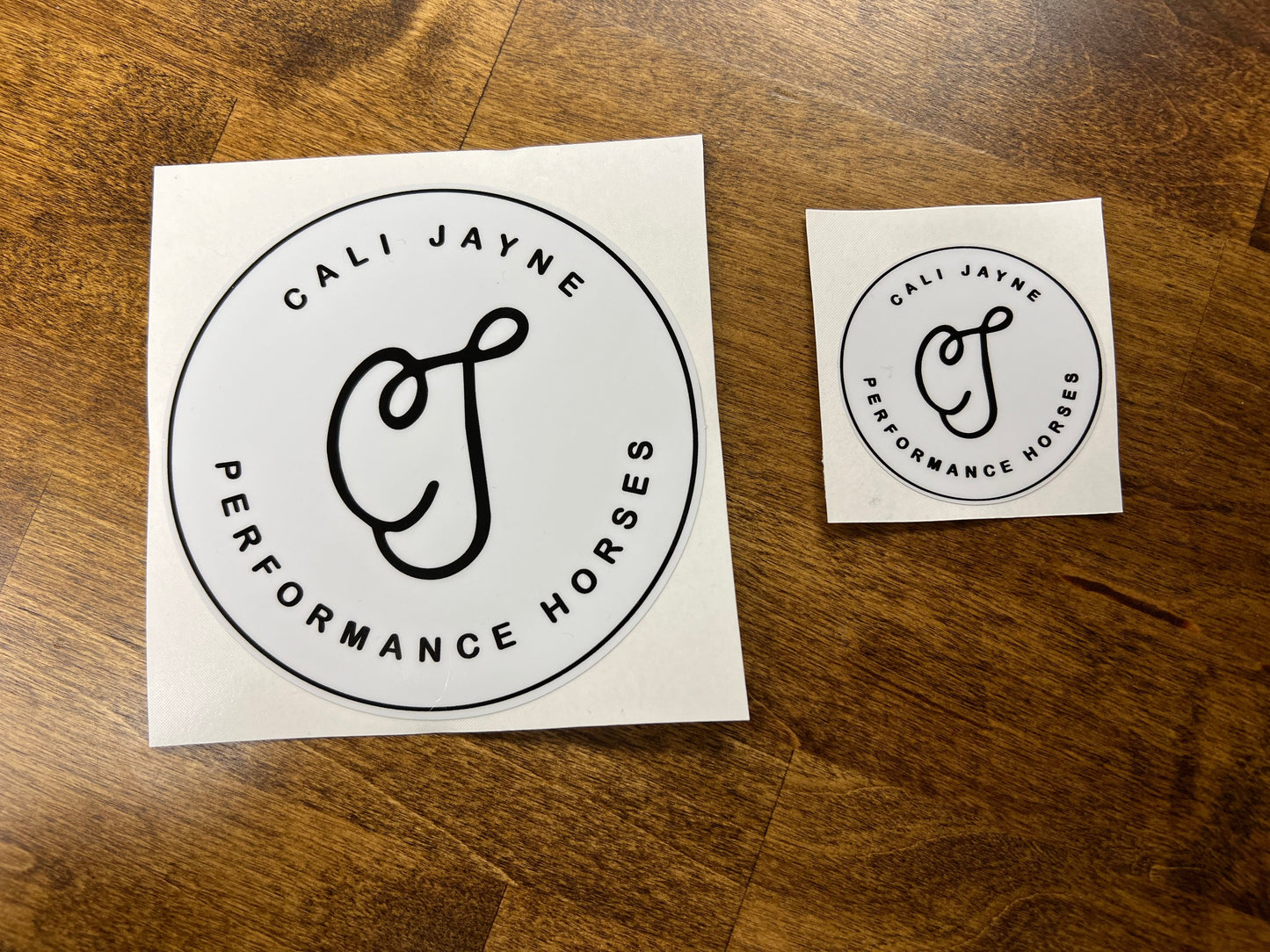 Cali Jayne Performance Horses Vinyl Stickers