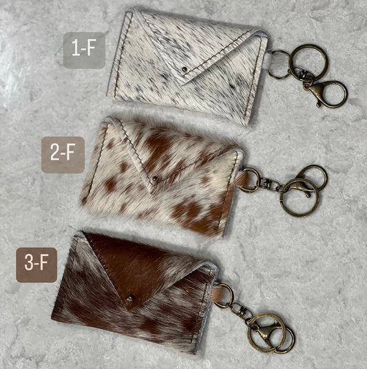 Hair on Hide Keychain Wallet