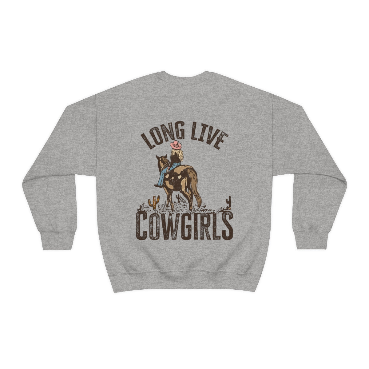 CJ Long Live Cowgirls Heavy Blend™ Crewneck Sweatshirt